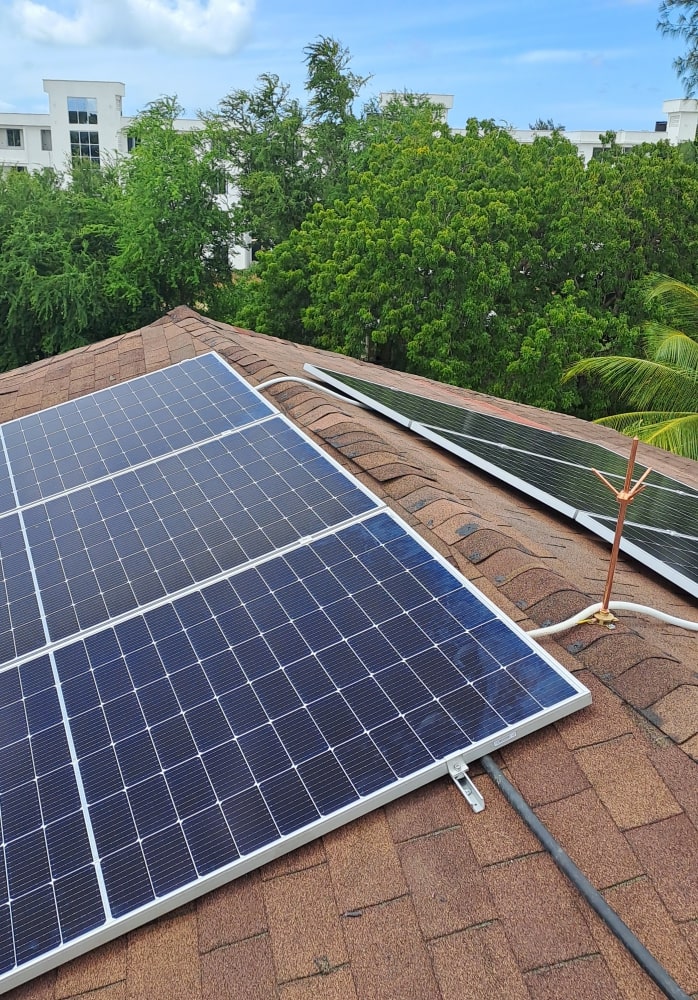 550w solar panels installation for 10k solar system